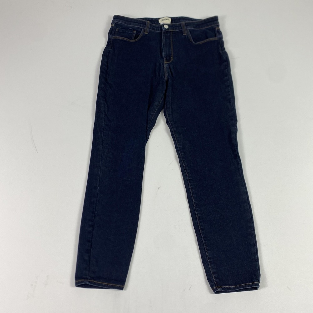 L'Agence Jeans Womens 31 Dark Wash High Rise Skinny Stretch Denim Made‎ USA